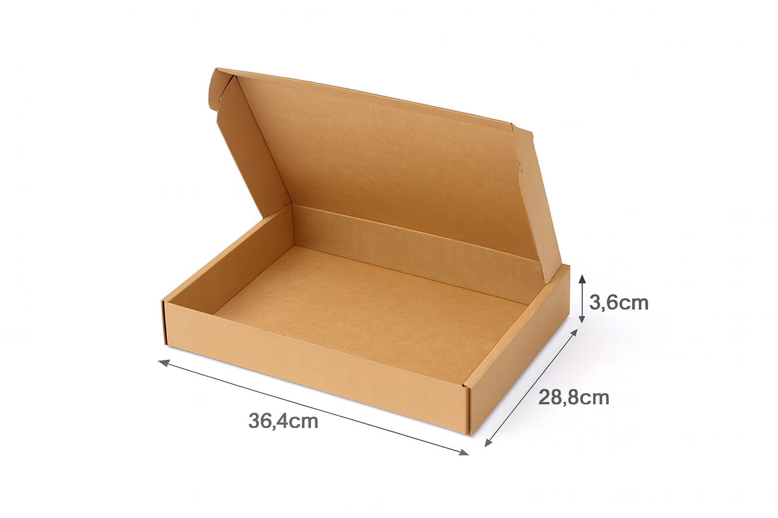 36,4x28,8x3,6 Cm E-ticaret Kargo Kutusu-1,25 Desi-25 Adet-Kraft